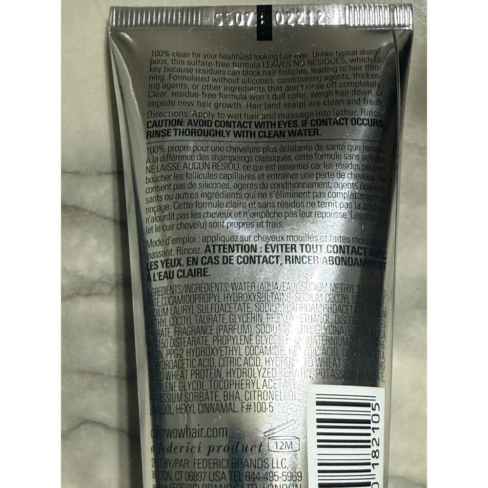 COLOR WOW Color Security Shampoo – Sulfate Free & Residue-Free Formula | Healthy